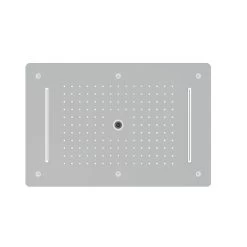Dax Stainless Steel Rectangle Ceiling Mount Shower Head With 3 Functions Chrome Finish (DAX-5049-CR)