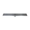 DAX Rectangle Shower Floor Drain, Stainless Steel Body, Brushed Stainless Steel Finish, 48 X 3-3/8 Inches (DR48-H01)