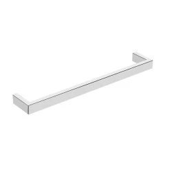 DAX Venice Single Towel Bar, Wall Mount, Brass Body, Brushed Nickel Finish, 15-3/4 Inches (DAX-GDC060166-BN)