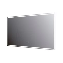 DAX LED Backlit Bathroom Vanity Mirror With Touch Sensor, 110 V, 50-60Hz, 39-3/8 X 23-5/8 X 12 5/8 Inches (DAX-DL7510060)