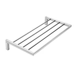 COSMIC Bathlife Towel Rack, Wall Mount, Brass Body, Chrome Finish, 23-5/8 X 3-3/4 X 11-13/16 Inches (2290168)