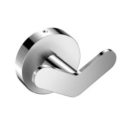 DAX Valencia Towel Hook, Wall Mount Stainless Steel, Brushed Finish, 2-9/16 X 2 X 1-9/16 Inches (DAX-GDC120122-BN)