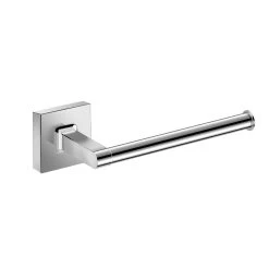 DAX Milano Toilet Paper Holder, Right Opening, Square Line, Wall Mount, Brass Body, Brushed Nickel Finish, 2-3/4 X 7-1/2 X 3-3/8 Inches (DAX-GDC160156-BN)