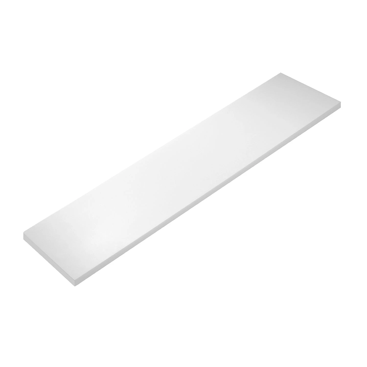 COSMIC Bathlife Bathroom Shelf, Wall Mount, Synthetic Resin, White Finish, 23-5/8 X 1/2 X 4-11/16 Inches (2290546) 1 COSMIC Bathlife Bathroom Shelf, Wall Mount, Synthetic Resin, White Finish, 23-5/8 X 1/2 X 4-11/16 Inches (2290546)