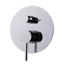 DAX Round Shower Single Valve Trim, Brass Body, Chrome Finish 7-1/2 X 4-7/16 Inches (DAX-6973-CR) -Bathroom Shop 01 9a554200 81d5 48a2 833d 2249e02b326b