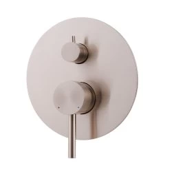 DAX Round Shower Single Valve Trim, Brass Body, Brushed Nickel Finish 7-1/2 X 4-7/16 Inches (DAX-6973-BN) -Bathroom Shop 01 c3489000 67e0 4e84 adf9 c9f41a3c1cd7