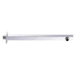 Dax Brass Square Shower Arm 15 Inches Brushed Nickel Finish (DAX-1011-375-BN)