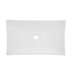 DAX Ceramic Rectangle Single Bowl Bathroom Vessel Sink, White Finish, 25-3/4 X 15-1/2 X 5-1/4 Inches (BSN-280B) -Bathroom Shop 01 d9ee8ad1 213c 4407 b9fd 6fc26a7424eb