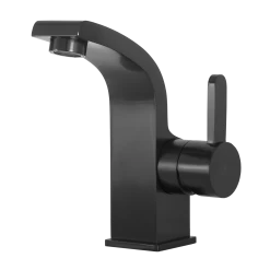 DAX Single Handle Bathroom Faucet, Brass Body, Matte Black Finish, 3-15/16 X 5-15/16 Inches (DAX-8260-BL) -Bathroom Shop 01 de820f1c b26a 4f50 94af 3dd5524cb9f3