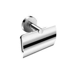 DAX Valencia Toilet Paper Holder With Cover, Right Opening, Wall Mount, Brass Body, Brushed Nickel Finish, 4-15/16 X 2-1/4 X 3-3/8 Inches (DAX-GDC120159-BN)