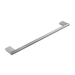 COSMIC Project Single Towel Bar, Wall Mount, Brass Body, Chrome Finish, 23-5/8 X 7/8 X 3-1/8 Inches (2510165)