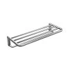 COSMIC Project Towel Rack With Shelf, Wall Mount, Brass Body, Chrome Finish, 23-5/8 X 4-5/16 X 9-13/16 Inches (2510168)