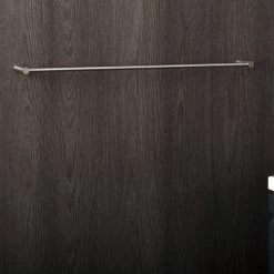 COSMIC Logic Single Towel Bar, Wall Mount, Stainless Steel, Matte Chrome Finish, 15-9/16 X 5/8 X 2-9/16 Inches (2260365) -Bathroom Shop 02 4367b446 25ac 42c8 986d 835bd1c3dc56