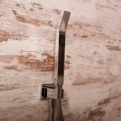 DAX Square Handheld Shower Head With Angle, L-Style, Brass Body, Chrome Finish, 1/2 X 9-5/16 Inches (DAX-528) -Bathroom Shop 02 66a4fac9 d2b1 4dbd bb94 505bd8370e68