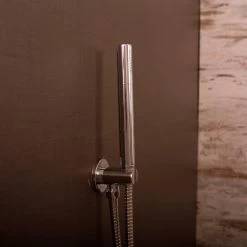 DAX Round Handheld Shower, Brass Body, Chrome Finish, 15/16 X 7-7/8Inches (DAX-516) -Bathroom Shop 02 6d9935e7 a603 48b8 9b94 17cd016695da