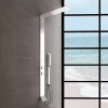 DAX Brushed Stainless Steel Shower Panel With Pressure Balance Valve (DAX-034)