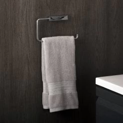 COSMIC Bathlife Towel Ring, Wall Mount, Brass Body, Chrome Finish, 9-1/16 X 4-1/2 X 1-3/16 Inches (2290171) 7 COSMIC Bathlife Towel Ring, Wall Mount, Brass Body, Chrome Finish, 9-1/16 X 4-1/2 X 1-3/16 Inches (2290171) -Bathroom Shop 03 35a18c69 9f42 4311 b9fb 6c8ab7e43926