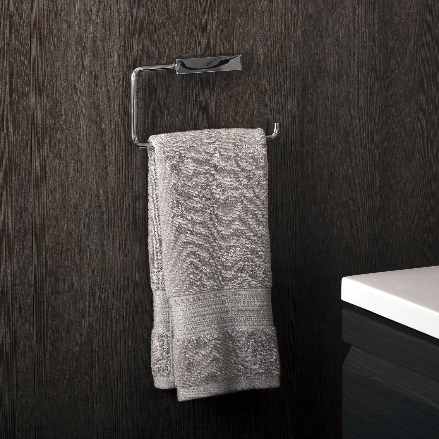 COSMIC Bathlife Towel Ring, Wall Mount, Brass Body, Chrome Finish, 9-1/16 X 4-1/2 X 1-3/16 Inches (2290171) 4 COSMIC Bathlife Towel Ring, Wall Mount, Brass Body, Chrome Finish, 9-1/16 X 4-1/2 X 1-3/16 Inches (2290171) - Image 4