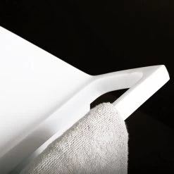 DAX Solid Surface Standing Towel Rack, White, 19-3/4 X 27-1/5 X 12-1/5 Inches (DAX-AB-7461) -Bathroom Shop 03 48ab162e e5ae 4dcd 9821 c458ad45d101