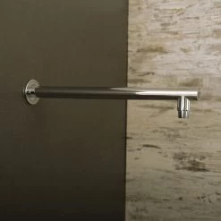 DAX Round Shower Arm, Brass Body, Wall Mount, Chrome Finish, 15 Inches (D-F04-15-CR) -Bathroom Shop 03 719655b2 7e14 4b6c b268 88f498fd77a1