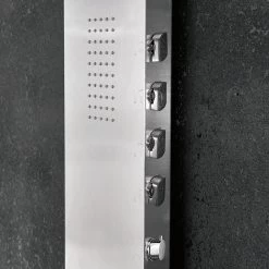 DAX Brushed Stainless Steel Shower Panel Pressure Balance Valve Body Jets Hand Shower (DAX-111PB-BN) -Bathroom Shop 03 d2ee3001 ca0f 4404 ad64 ed446f8182a1