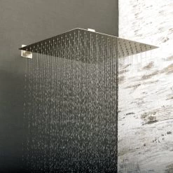 DAX Square Rain Shower Head, Ultra Thin, Brass Body, Brushed Nickel Finish (D-114040-BN) -Bathroom Shop 04 1df18c4f 08e9 4898 a5d5 acf6e99ff5b4
