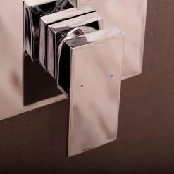 DAX Square Shower Single Valve Trim, Brass Body, Chrome Finish 6-5/16 X 7-1/2 X 3-7/8 Inches (DAX-6973A-CR) -Bathroom Shop 04 96cce16d 5d07 4810 869b 8aa9c9aafac3