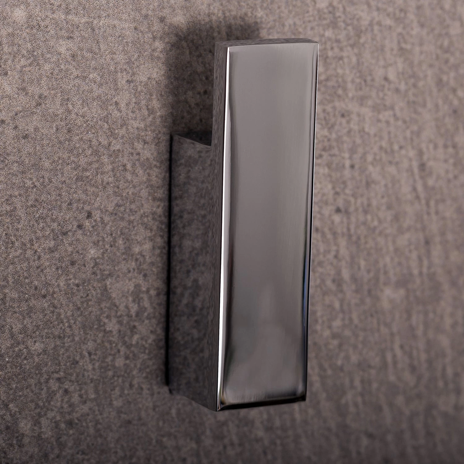 COSMIC Bathlife Single Bathroom Towel Hook, Wall Mount, Brass Body, Chrome Finish, 13/16 X 2-3/4 X 13/16 Inches (2290121) 2 COSMIC Bathlife Single Bathroom Towel Hook, Wall Mount, Brass Body, Chrome Finish, 13/16 X 2-3/4 X 13/16 Inches (2290121) - Image 2