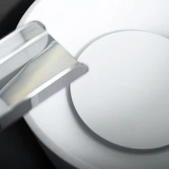 DAX Solid Surface Round Pedestal Freestanding Bathroom Sink, White Matte Finish, 17-3/4 X 17-3/4 X 32-7/8 Inches (DAX-AB-1381) -Bathroom Shop 04 f838bf9f 8167 4e61 98a9 b3be4bc0f5f7