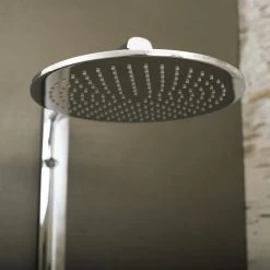 DAX Shower System With Round Rain Shower Head, 3 Nozzles, Hand Shower And Individual Controls, Wall Mount, Brass Body, Chrome Finish (DAX-FH8452-675) 13 DAX Shower System With Round Rain Shower Head, 3 Nozzles, Hand Shower And Individual Controls, Wall Mount, Brass Body, Chrome Finish (DAX-FH8452-675) -Bathroom Shop 05 261fb1f5 46b0 4a4b ad08 c0eeef94cdcc