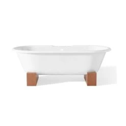 Regal Wooden Base Clawfoot Tub - Rim Faucet Drillings 7 Regal Wooden Base Clawfoot Tub - Rim Faucet Drillings -Bathroom Shop 2128 ww 7 nb 3