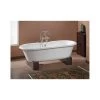 Regal Wooden Base Clawfoot Tub - Rim Faucet Drillings