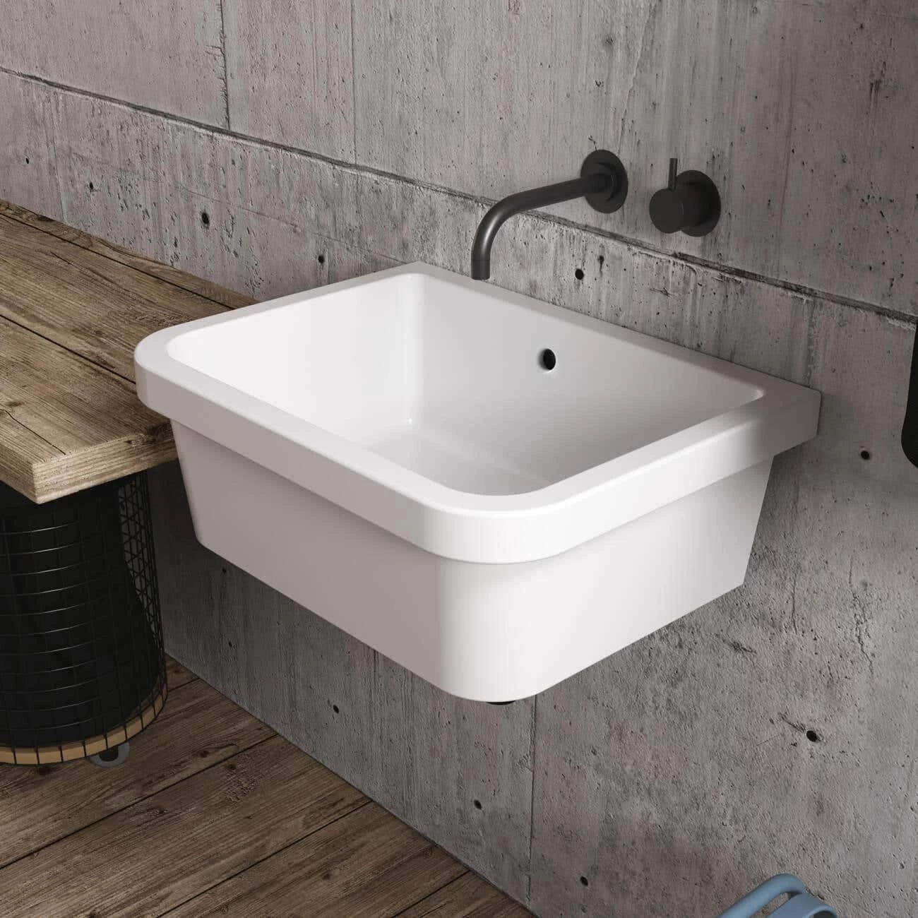 Porcelain Wall Mount Utility Sink 1 Porcelain Wall Mount Utility Sink