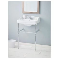 Essex Console Lavatory Sink - 4 Inch Faucet Drillings