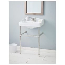 Essex Console Lavatory Sink -Bathroom Shop 553 wh 4 575 pn