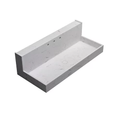 KISH - 40 Inches Calacatta Natural Compact Stone Vessel (56950100-CL)