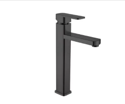 DAX Single Handle Bathroom Faucet - Matte Black Finish (DAX-6941B-BL)