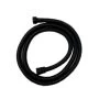 DAX Shower Hose, Rubber Body, Matte Black Finish, Long 59 Inches (D-H34-BL)