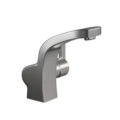 DAX Single Handle Bathroom Faucet, Stainless Steel Body, Brushed Finish, 4-13/16 X 6-1/16 Inches (DAX-010-05) -Bathroom Shop DAX 010 05 web1
