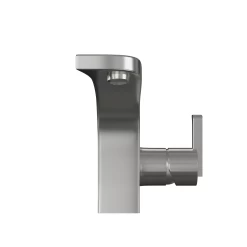 DAX Single Handle Bathroom Faucet, Stainless Steel Body, Brushed Finish, 4-13/16 X 6-1/16 Inches (DAX-010-05) -Bathroom Shop DAX 010 05 web2