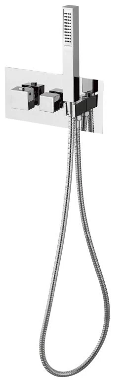 DAX Square Concealed Valve Thermostatic Mixer With 2/3 Function Diverter. Chrome Finish (DAX-1004-SQ-CR) -Bathroom Shop DAX 1004 03 CRcortada a0a69738 1ae0 419d adea 7b8d75a2d127