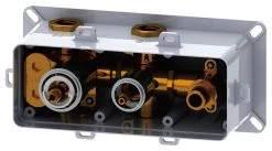 DAX Round Concealed Valve Thermostatic Mixer With 2/3 Function Diverter. Chrome Finish (DAX-1004-RD-CR) -Bathroom Shop DAX 1004 CR