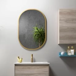 DAX 32" Soul Reversible Mirror - Matte Gold (DAX-120-SOUL3222-GL)