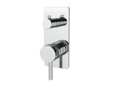 DAX Square Shower Valve With 2 Functions Chrome Finish (DAX-12542-CR)
