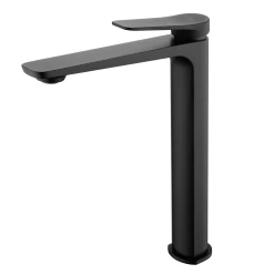DAX Single Handle Vessel Bathroom Basin Faucet Black Matte Finish (DAX-65128-BL)