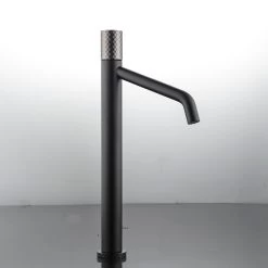 DAX Single Handle Vessel Bathroom Basin Faucet Matte Black Finish (DAX-65147-BL)