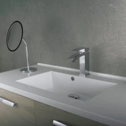 DAX Single Handle Waterfall Bathroom Faucet, Brass Body, Chrome Finish, 4-7/8 X 7 Inches (DAX-6690A-CR) -Bathroom Shop DAX 6690A CR 02