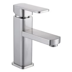 DAX Single Handle Bathroom Faucet, Brass Body, Brushed Nickel Finish, 4-3/4 X 7 Inches (DAX-6941A-BN)