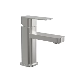 DAX Single Handle Bathroom Faucet, Brass Body, Brushed Nickel Finish, 4-3/4 X 7 Inches (DAX-6941A-BN) -Bathroom Shop DAX 6941B BN web1