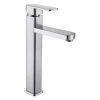 DAX Single Handle Vessel Sink Bathroom Faucet, Brass Body, Chrome Finish, 6 X 12 Inches (DAX-6941B-CR)